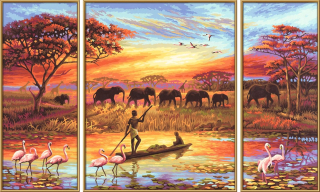 Afrika - A kontinens mágiája (50 x 80 cm)